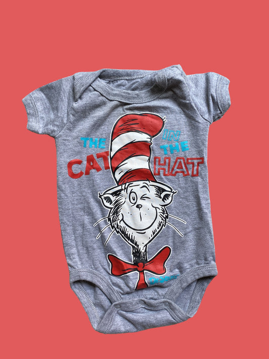 Cat in the hat onesie 3m | Dr Seuss