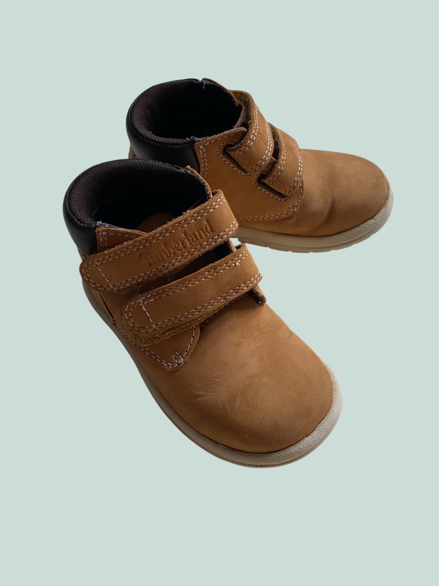 Light brown leather boots 6US Little Kid | Timberland