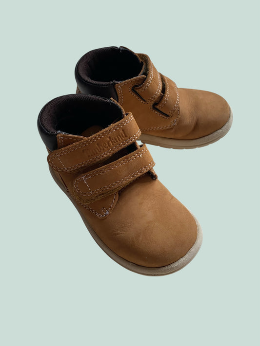 Light brown leather boots 6US Little Kid | Timberland