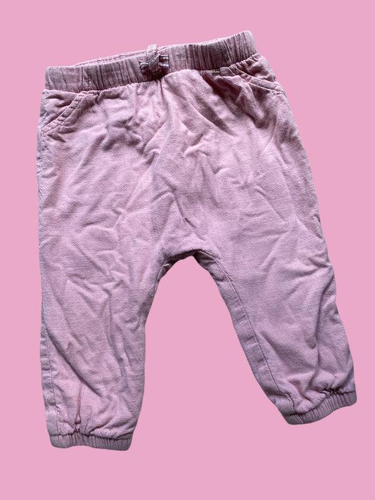 Cotton lined rose pants 12-18m | H&M