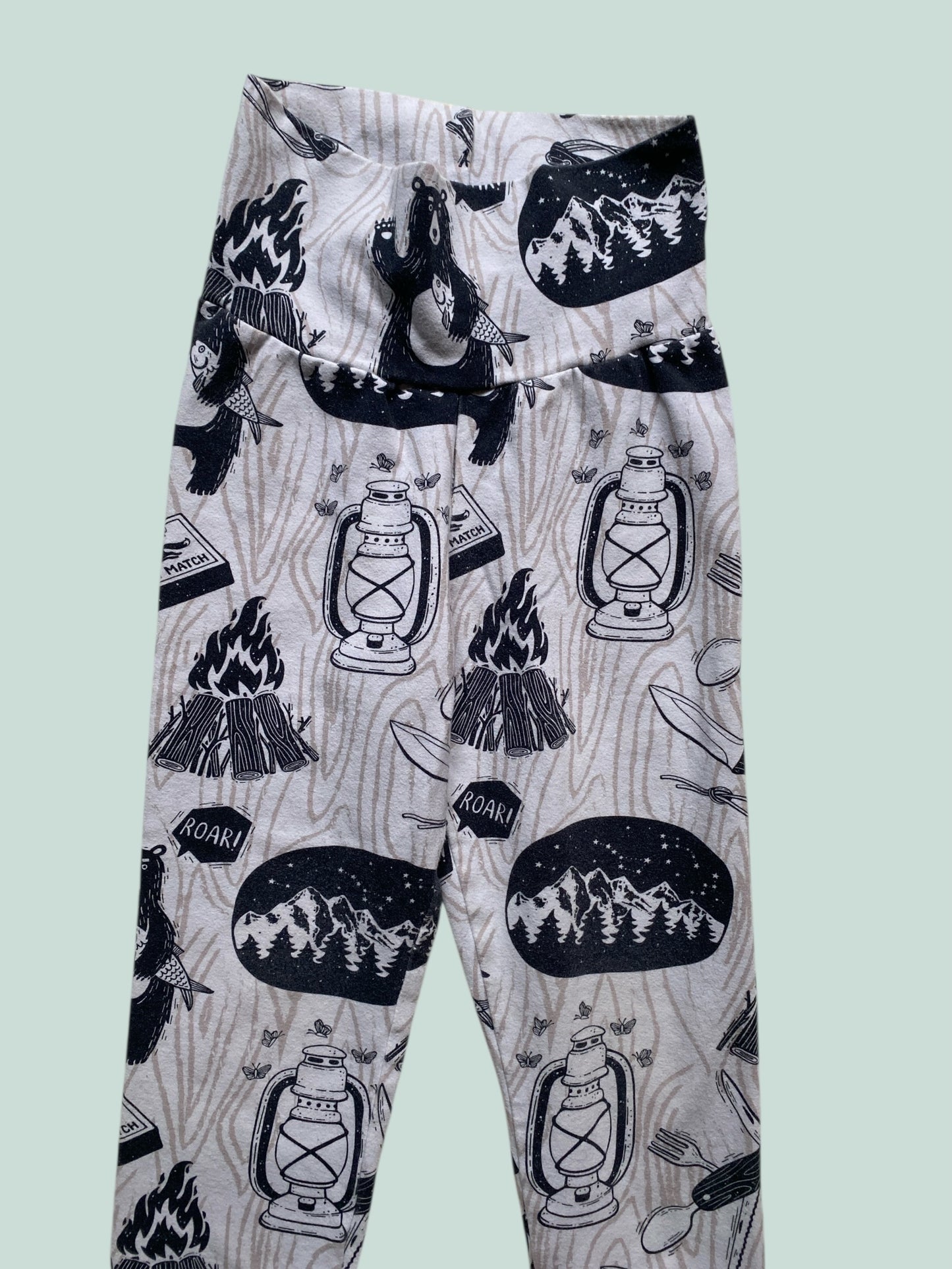 Cotton camping grow-with-me pants 3-6Y | House on the Rock