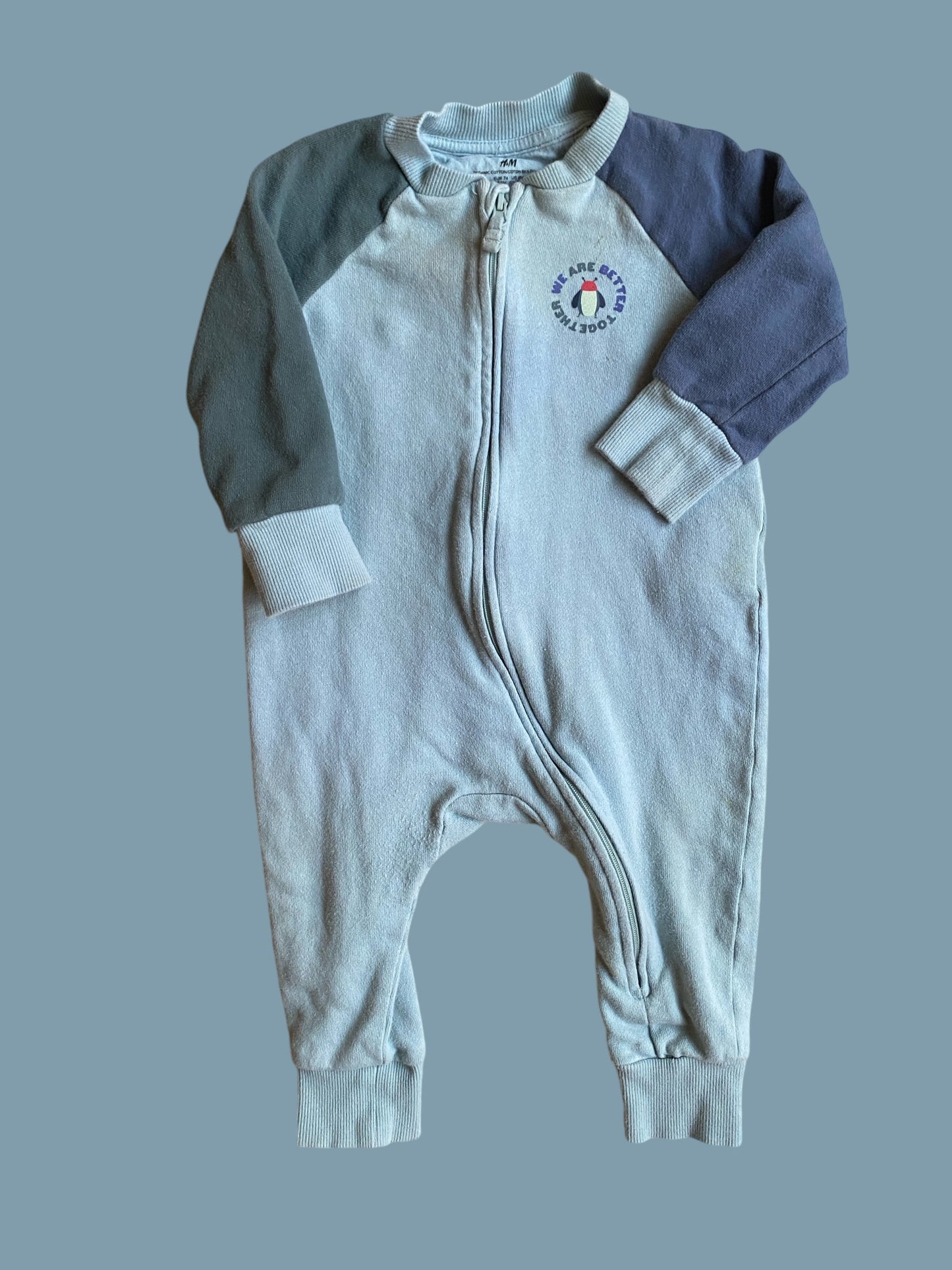 Organic cotton sleeper 6-9m | H&M