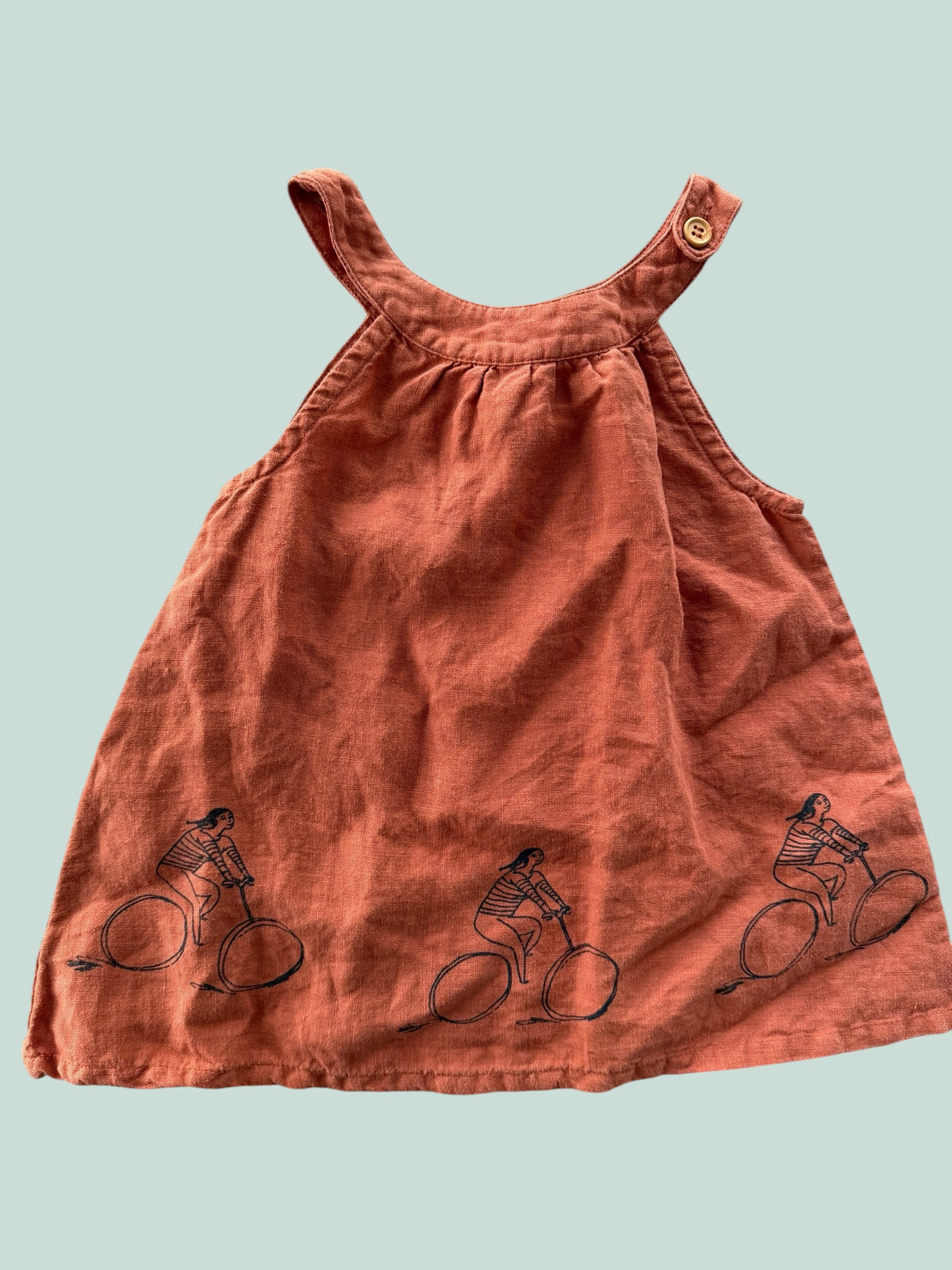 Linen bycicle dress/top 2Y | Oeuf