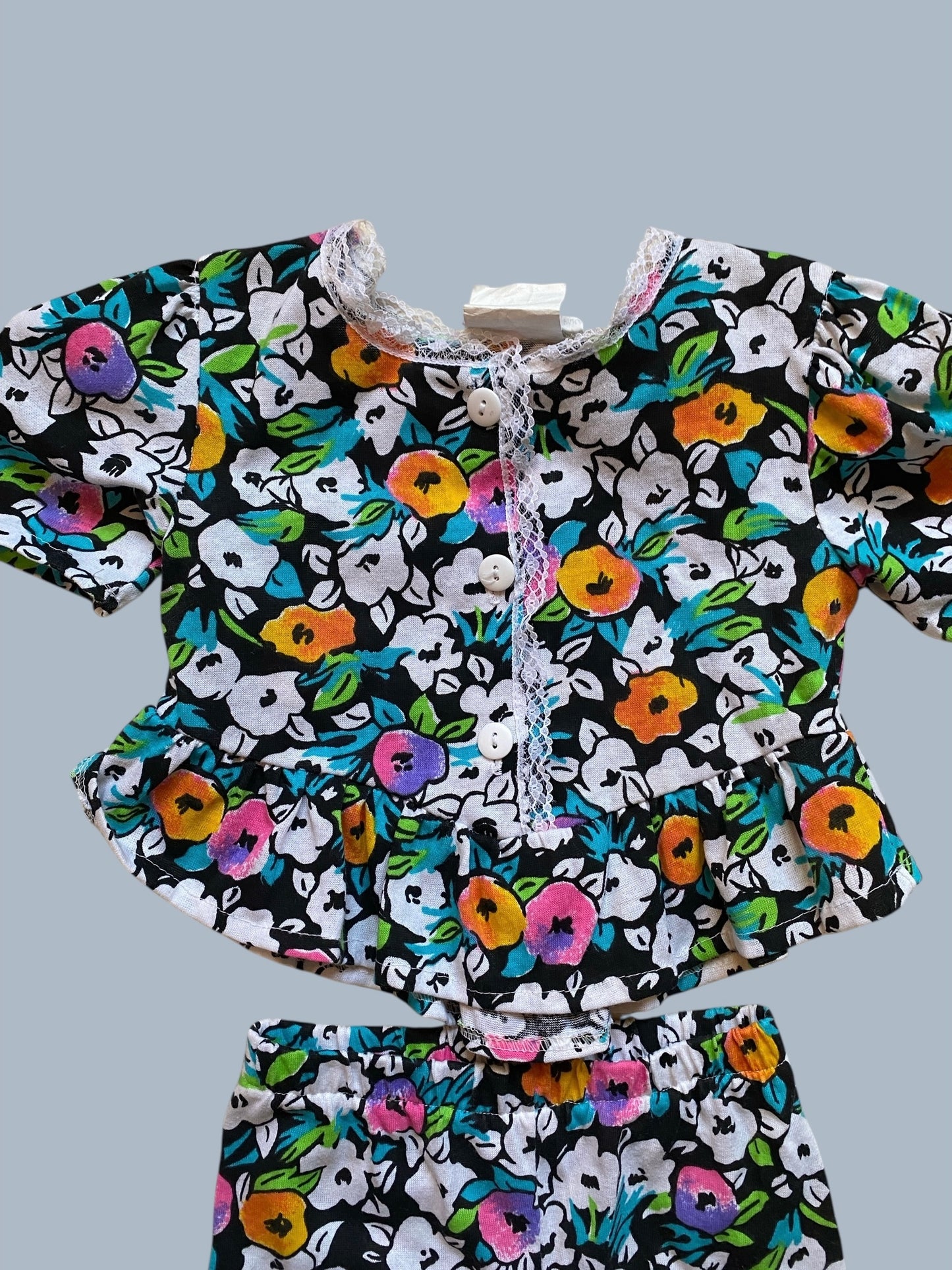 Vintage cotton-poly blend set 2-3Y