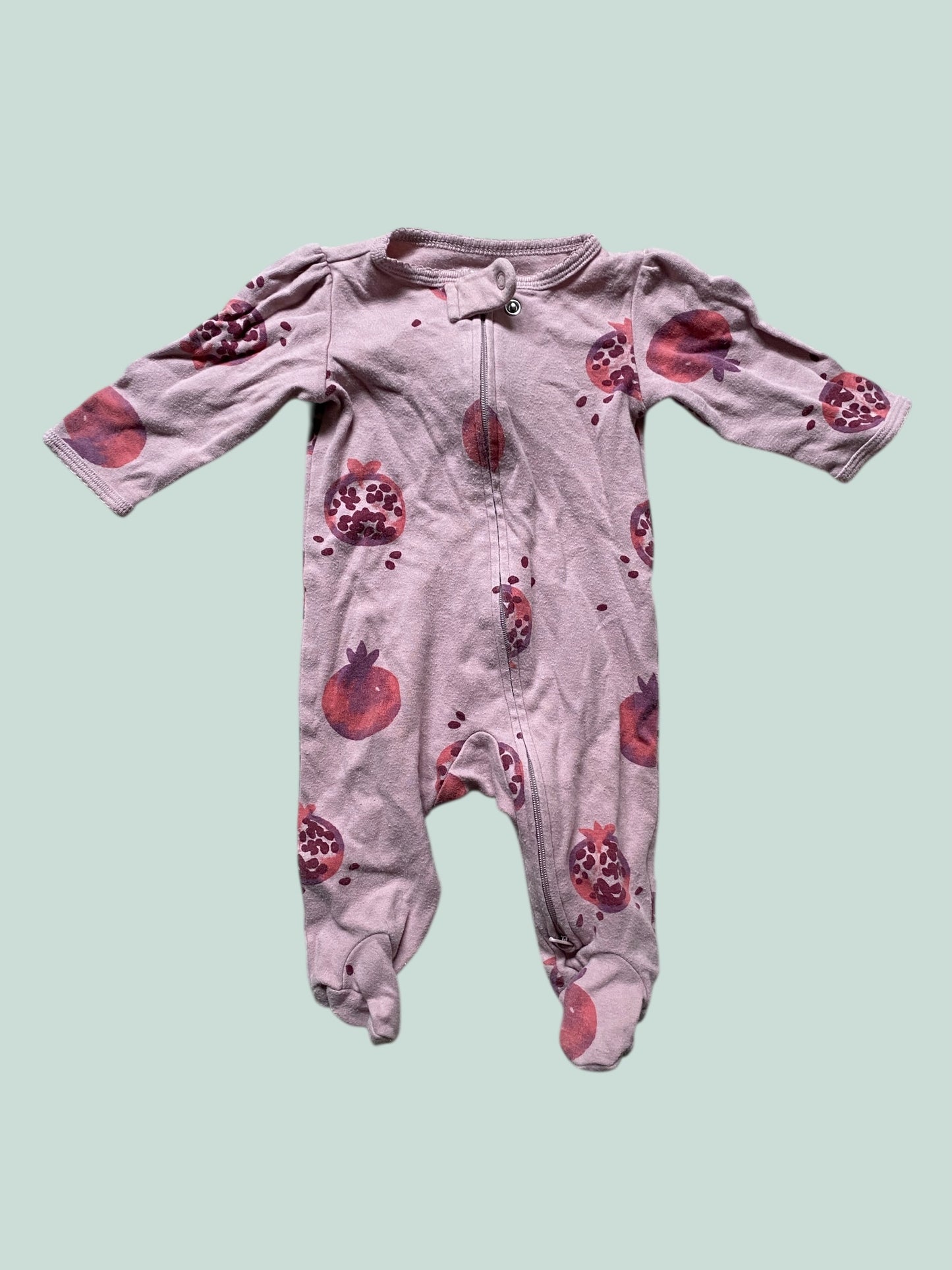 Pink pomegranade cotton two-way zip sleeper 3m | Carter's