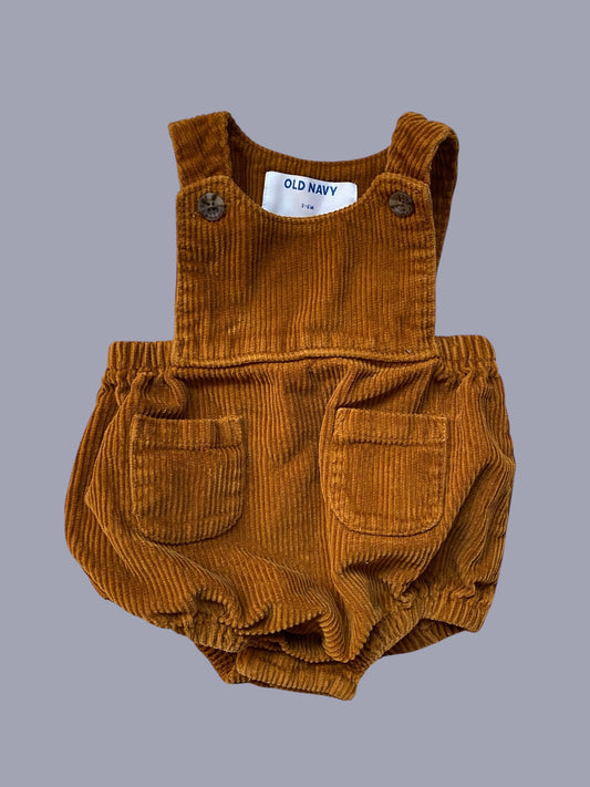 Corduroy cotton bloomer overall 3-6m | Old Navy