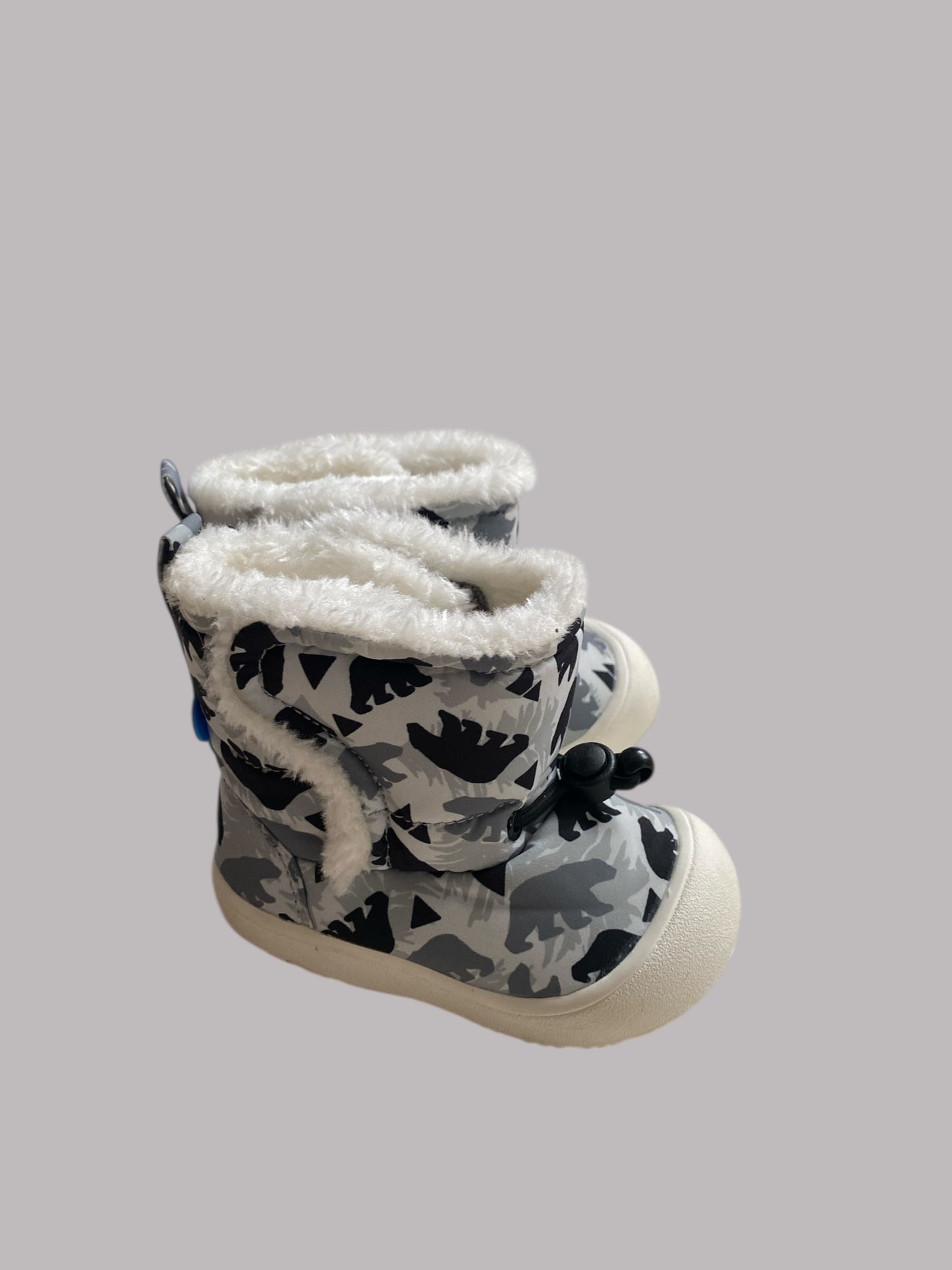 Fleece lined bear booties 5 US Little Kid | Jan & Jul