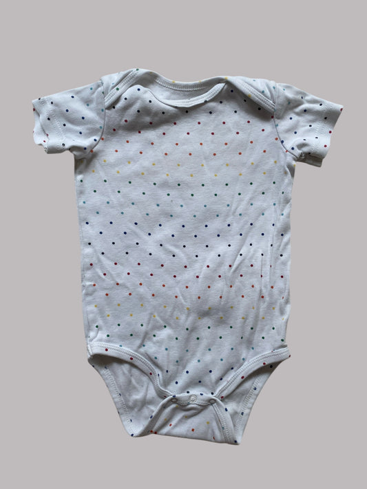 Rainbow dot cotton sleeper 12-18m | Primary