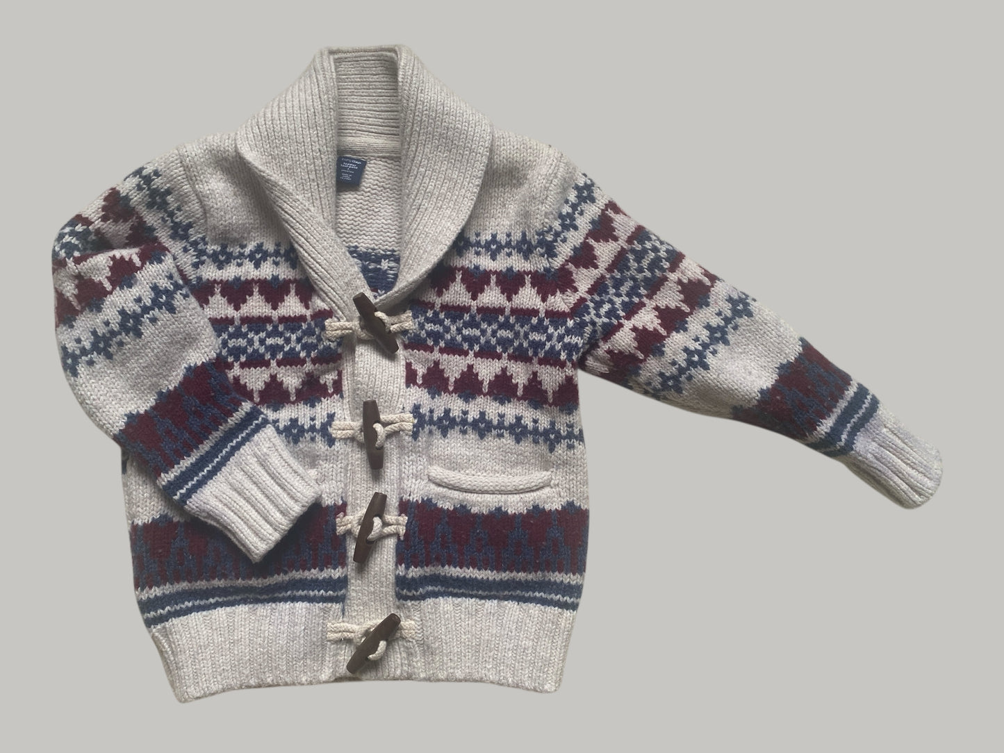 Cotton blend knit cardigan 3Y | Gap