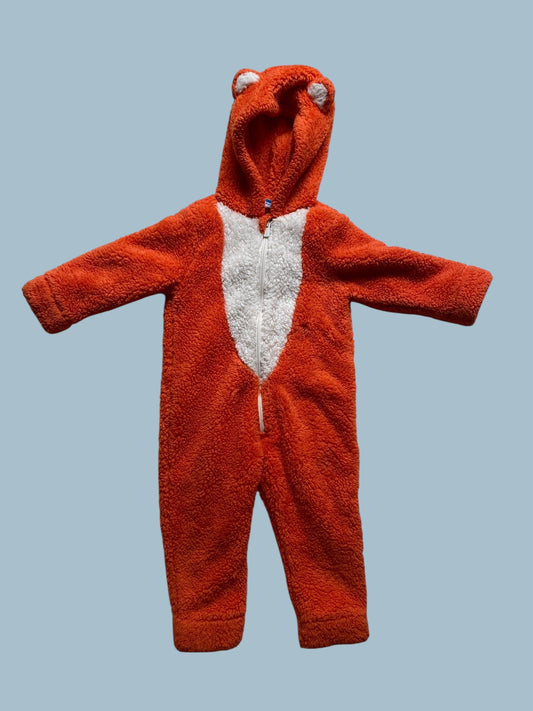 Fox fleece onesie 18-24m | Old Navy