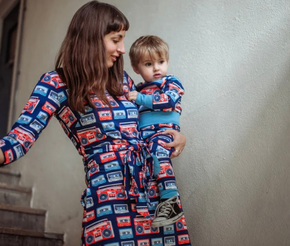 Organic cotton boom blaster dress adult large | Moromini