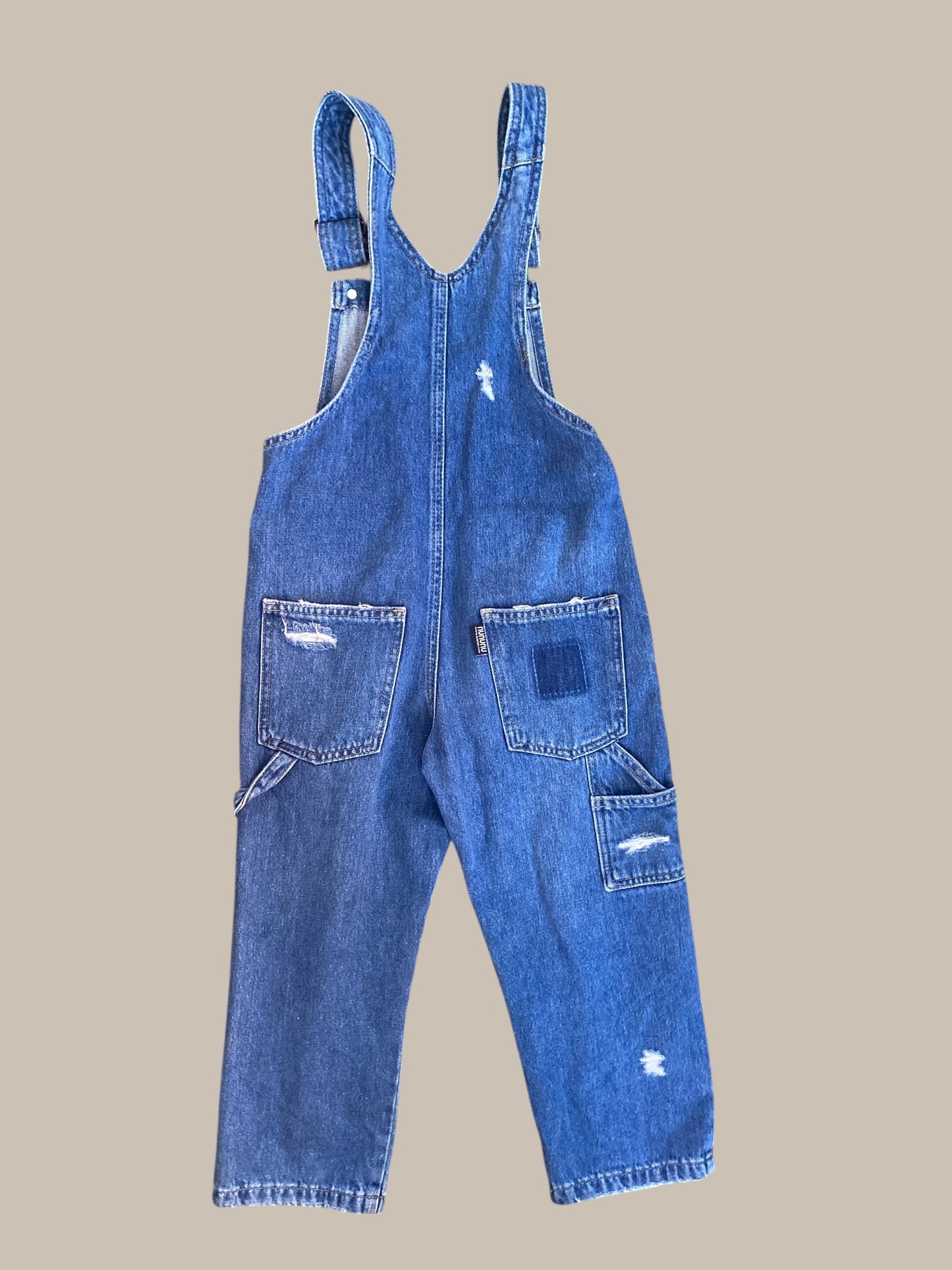 Cotton denim overalls 6-7Y | Nununu