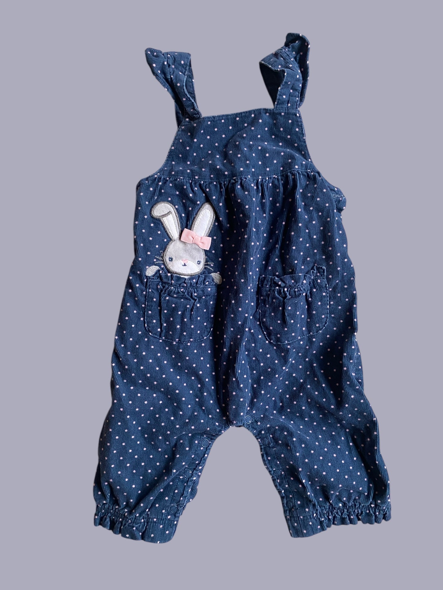 Cotton bunny corduroy overalls 3-6m | Gymboree
