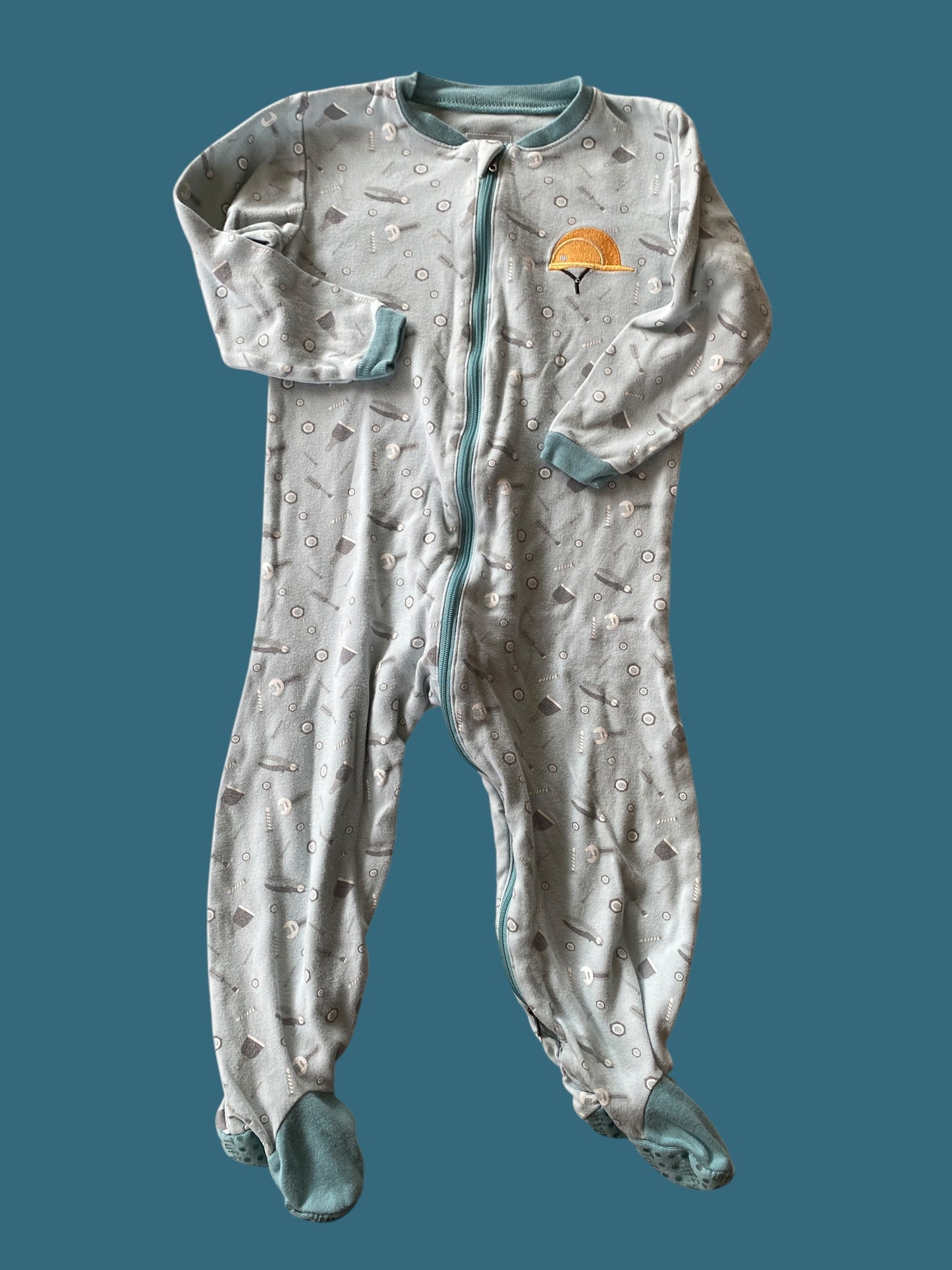 Cotton construction 2-way zip sleeper 18m | Tuffy