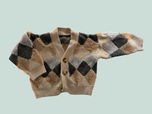 Soft knit cotton cardigan 2-3Y | Fruit