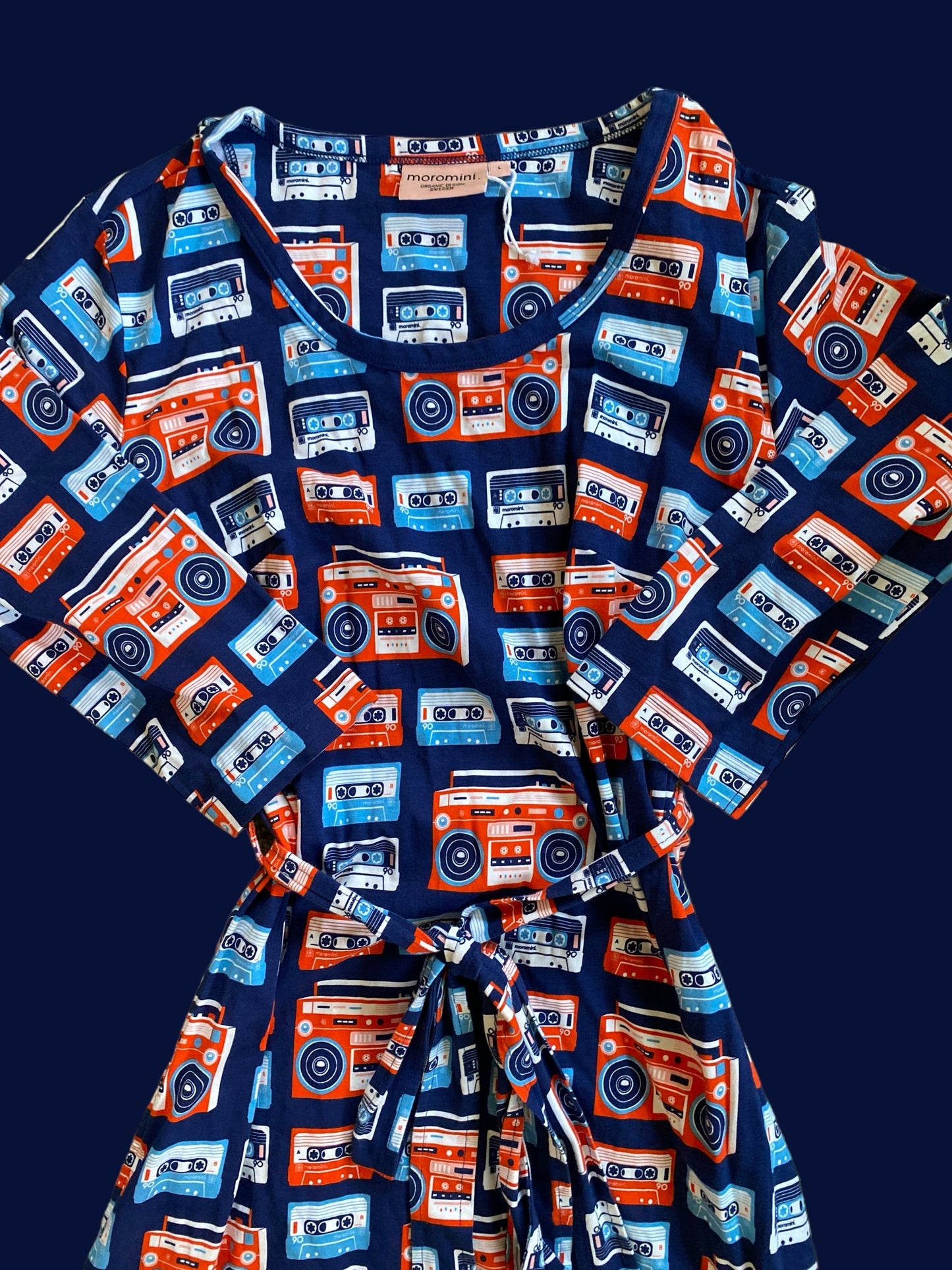 Organic cotton boom blaster dress adult large | Moromini