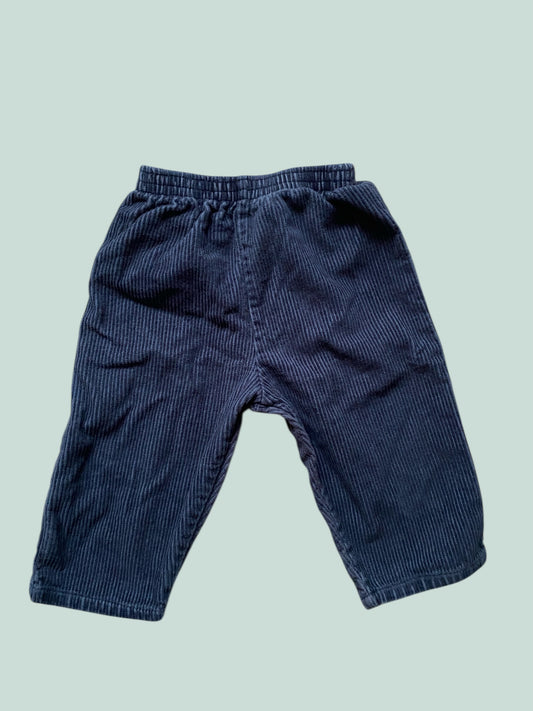 Vintage navy cotton corduroy pants 12-24m | Ragscals