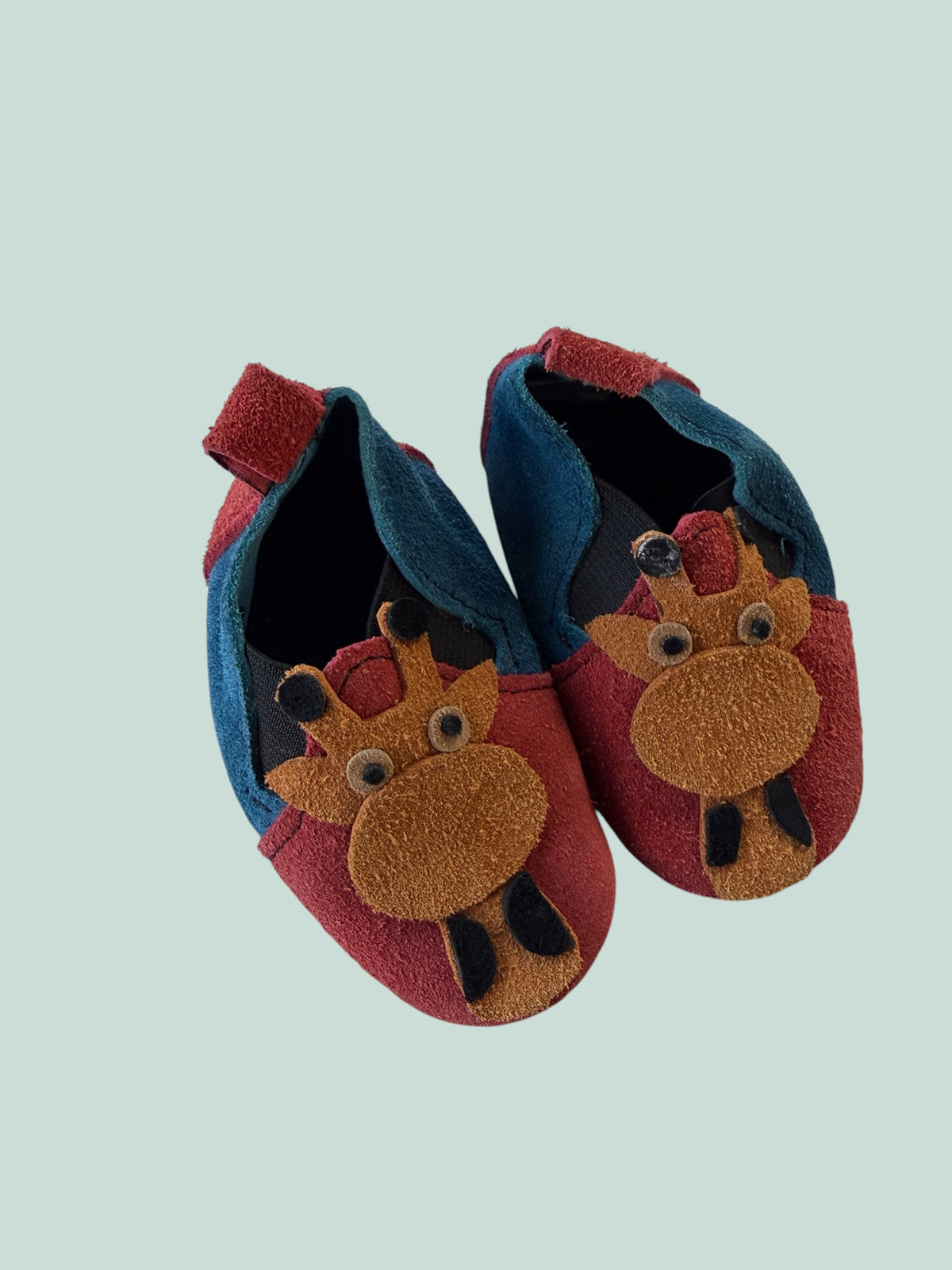Leather first walker slippers 7.5-8US Little Kids (24 EU) | Blue Rhino