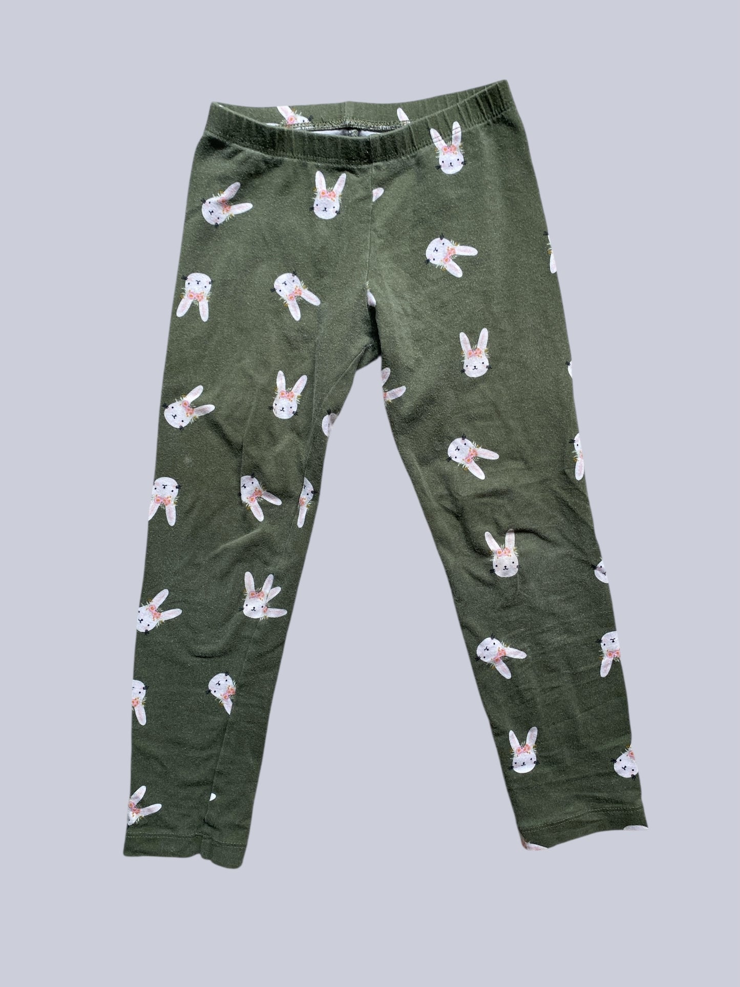 Cotton bunny leggings 5Y | Old Navy