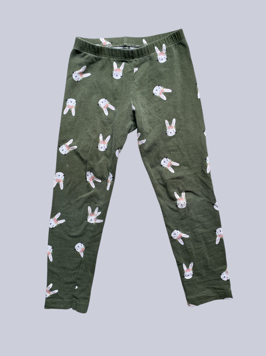 Cotton bunny leggings 5Y | Old Navy