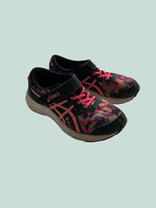 Velcro pink and black sneakers 2US | Asics