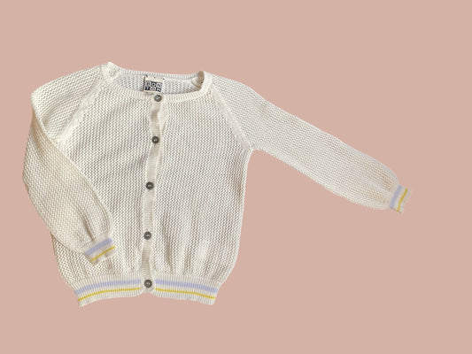 Stunning cotton knit cardigan 2Y | BonTon