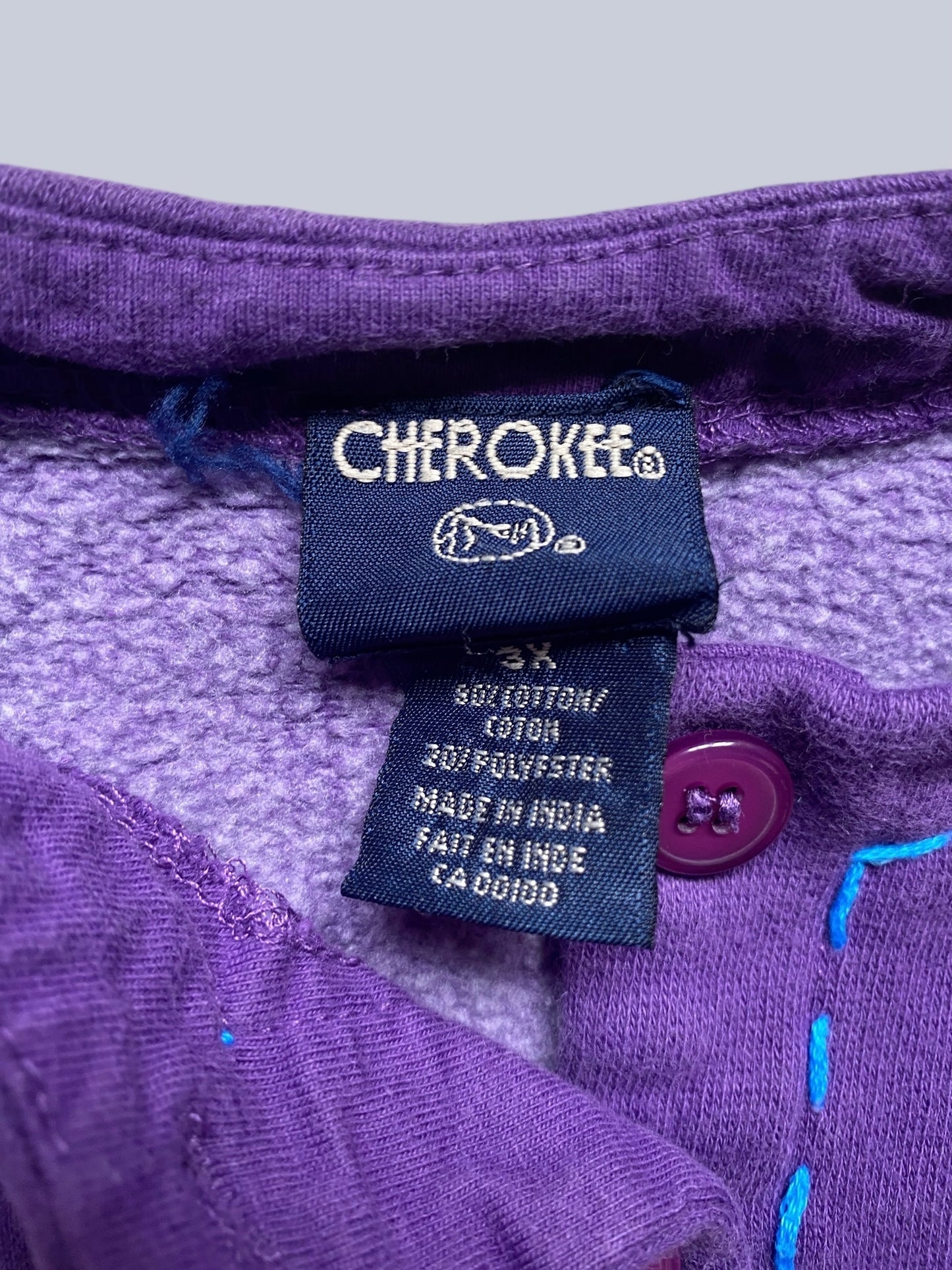Vintage purple cotton blend set 3Y | Cherokee