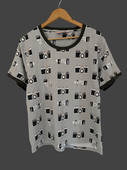 Organic cotton camera t-shirt XL | Moromini