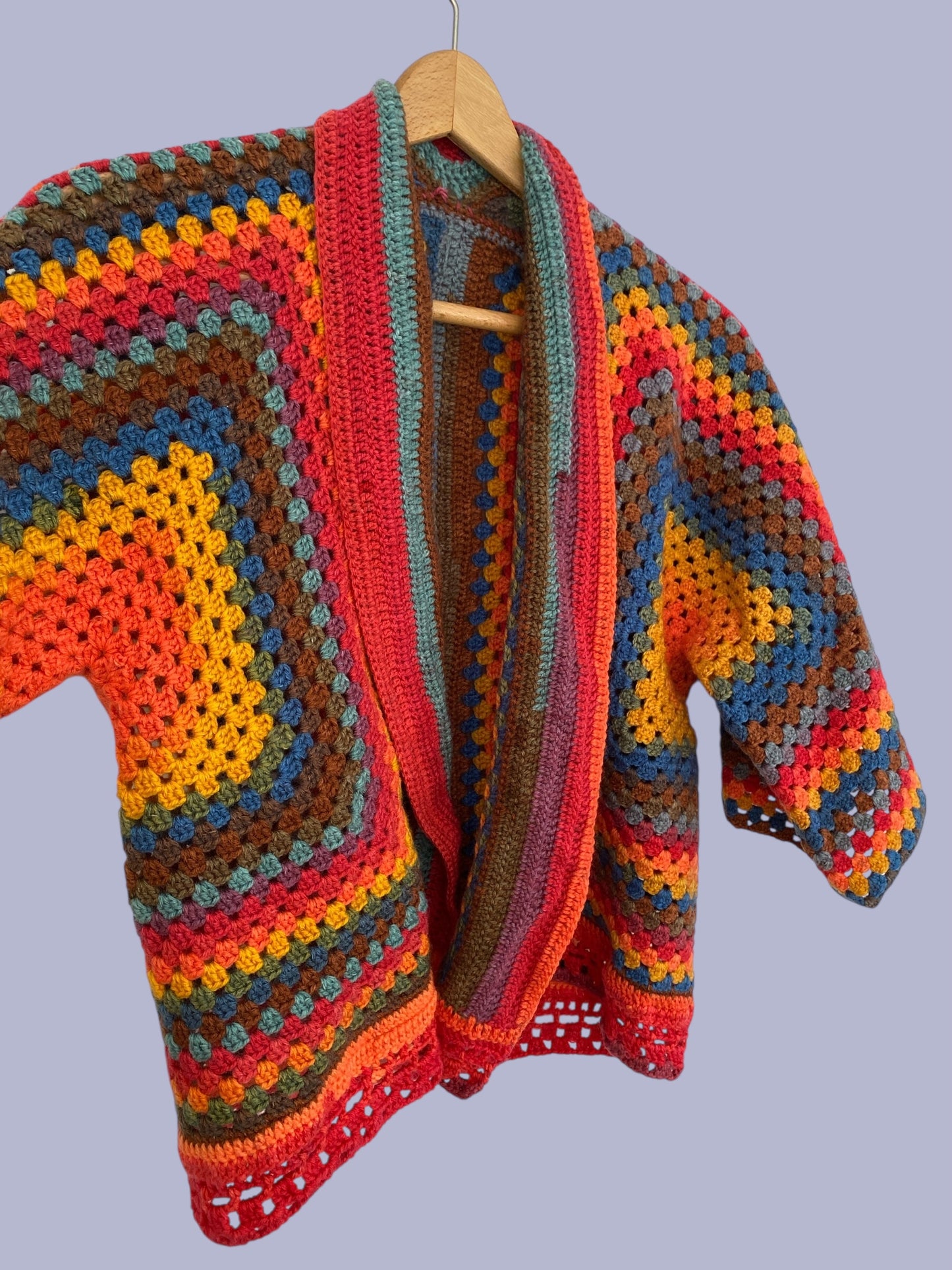 Handmade crochet cardigan women’s medium