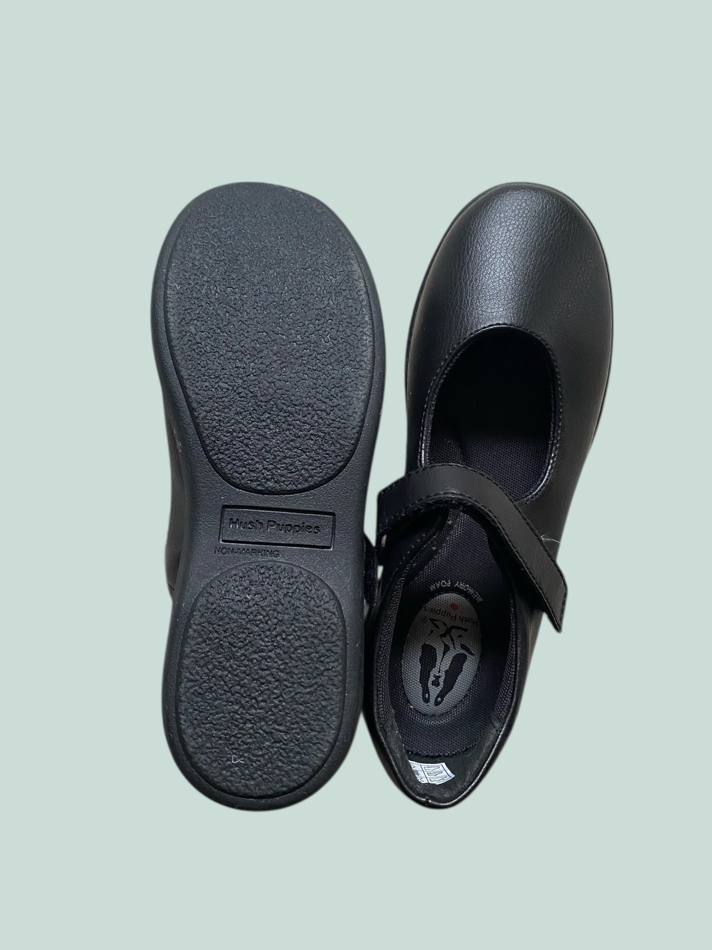 Black girls shoes 2.5 US Big Kids | Hush Puppies