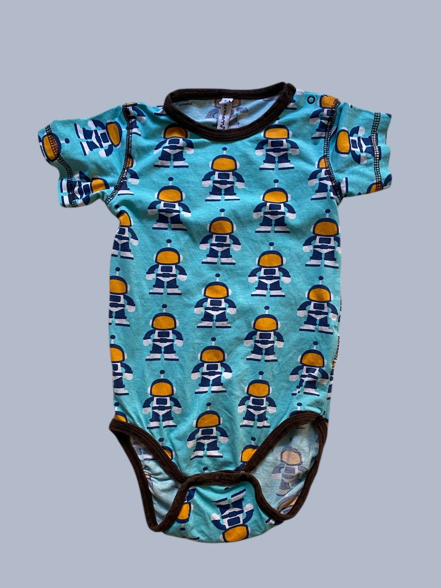 Organic cotton astronaut onesie 2Y (92) | Maxomorra