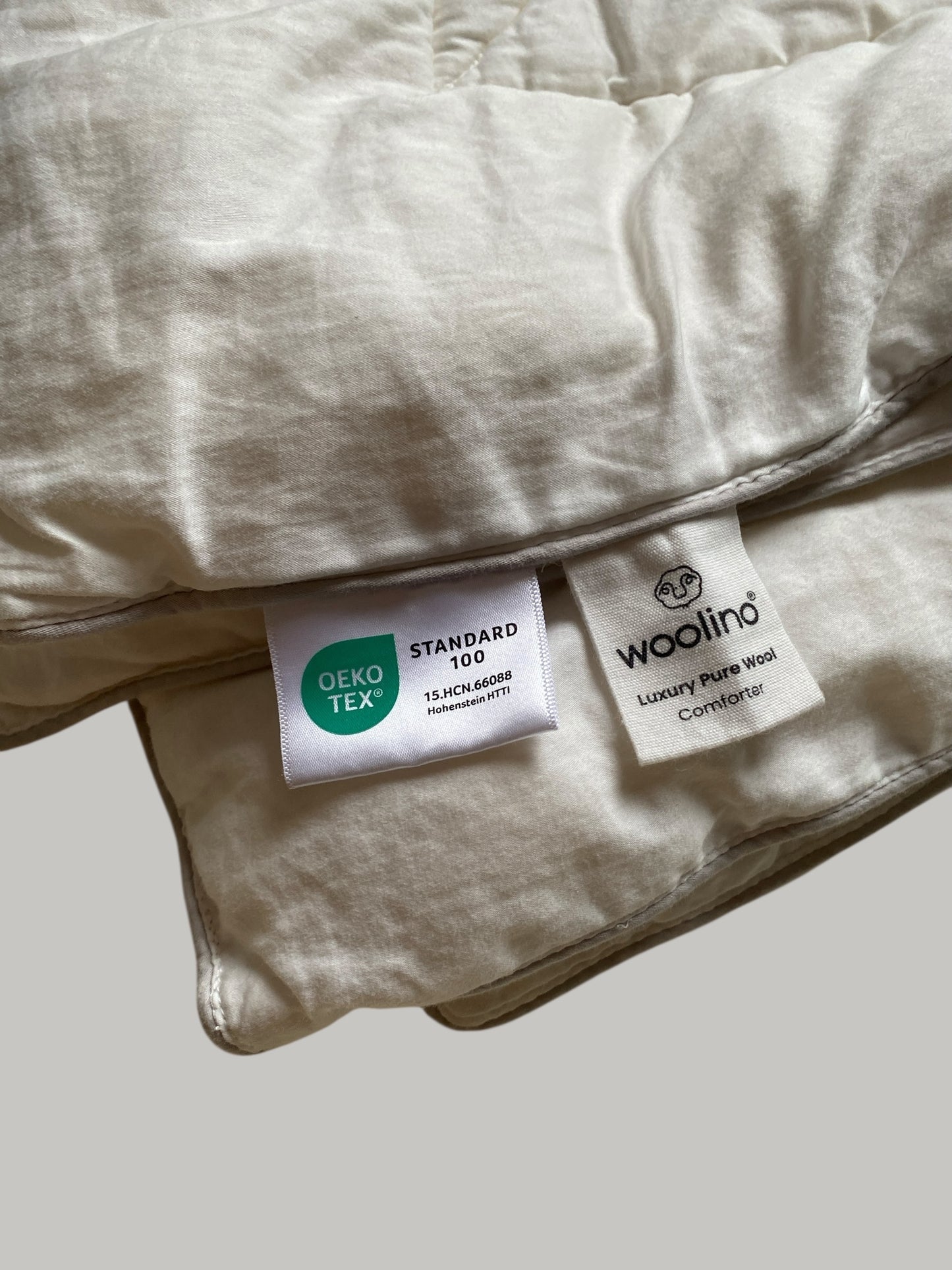 Wool and organic cotton crib/toddler comforter | Woolino