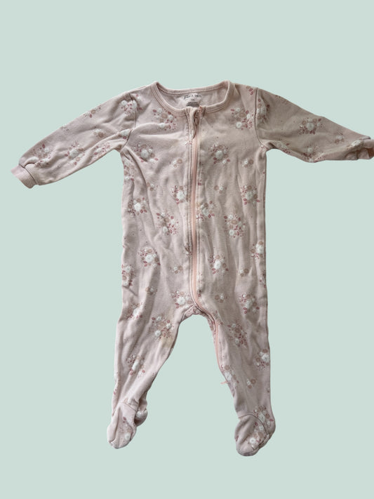 Organic cotton two-way zipper sleeper 9m | Petit Lem