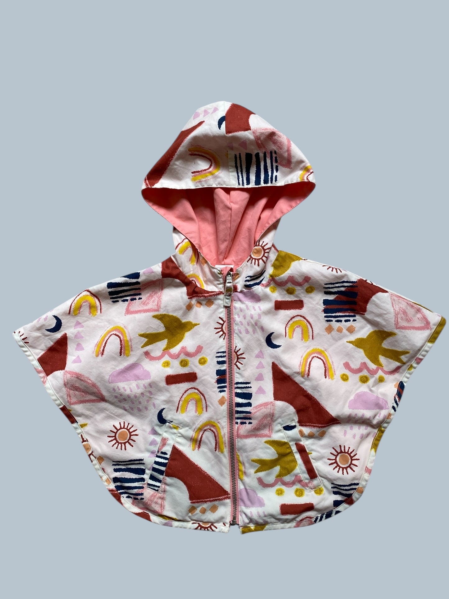 Hooded reversible poncho 5Y | Oshkosh