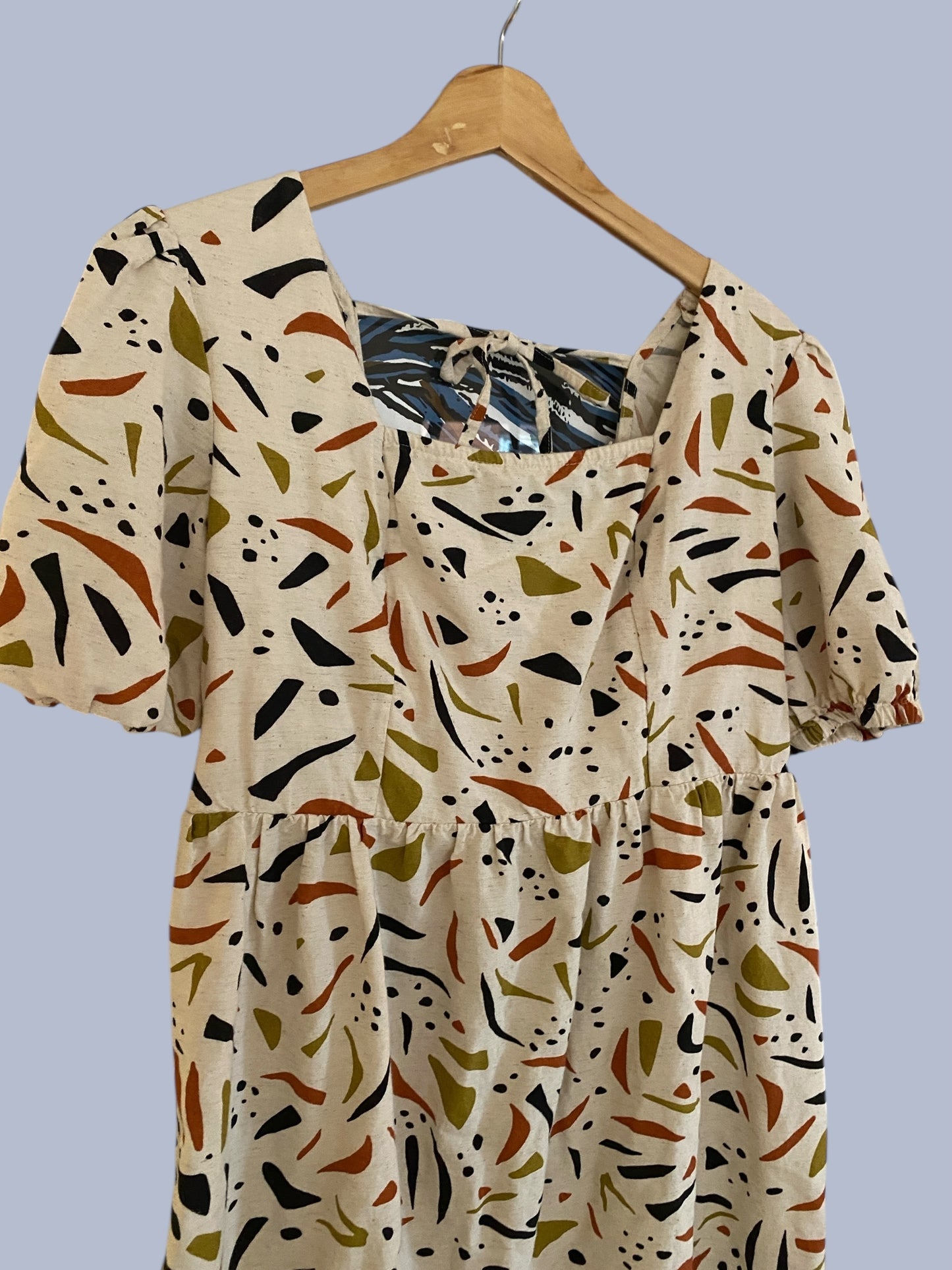 Rayon/cotton/linen blend dress women's XL | Japna