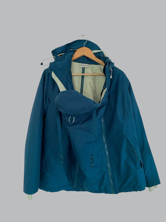 Dark green 'Winterfriend' babywearing/pregancny winter jacket women’s medium | Mamalila