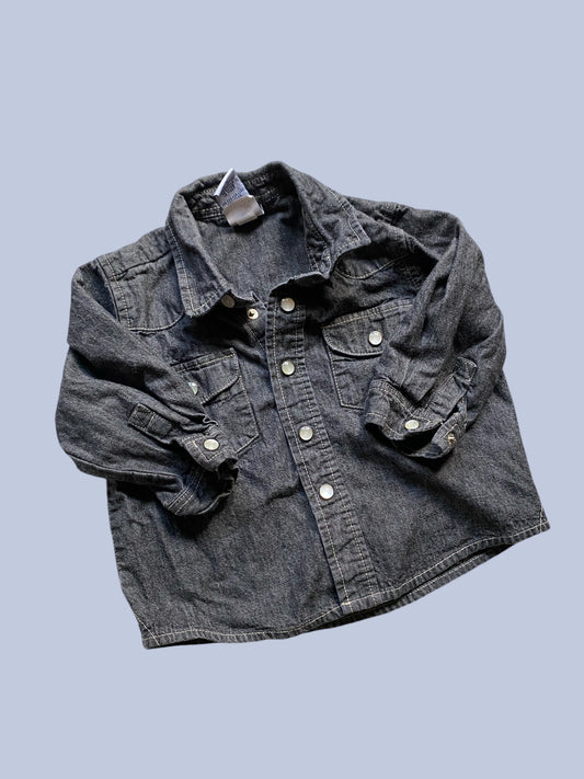 Dark grey cotton top 12-18m | Gap