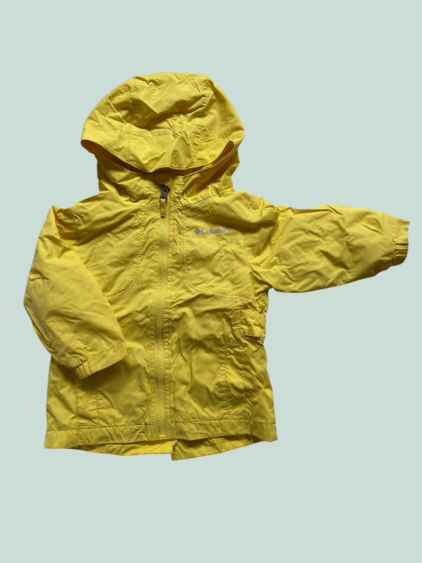 Bright yellow rain jacket 2Y | Columbia