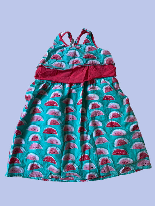 Water melon cotton dress 5-6Y | Monkey Bars