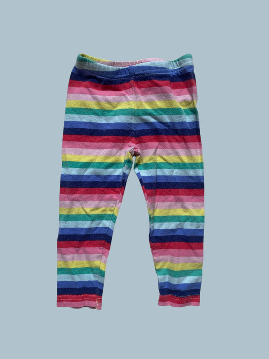 Cotton rainbow striped leggings 9m | Carter's
