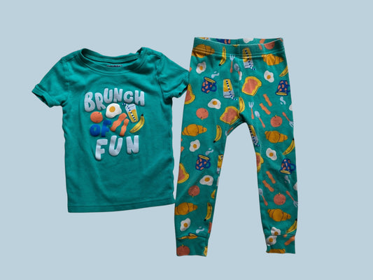 Brunch of Fun cotton pj set 3Y | Old Navy