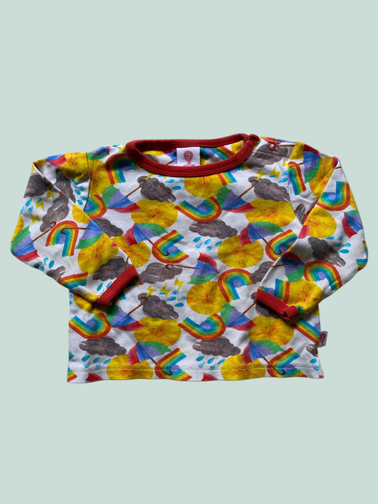 Organic cotton long sleeve weather top 18-24m (generous) | Bunting Tree