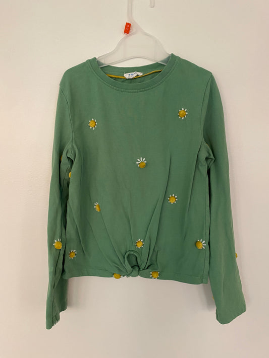 Cotton flower long sleeve top 9-10Y | Fatface