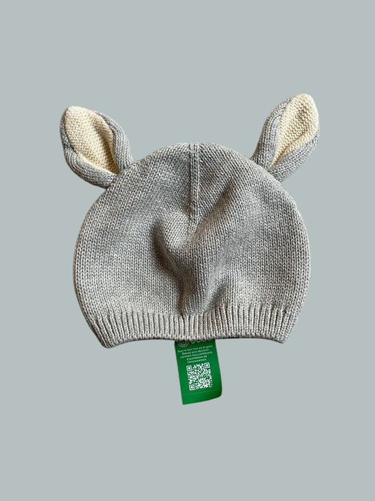 Cotton knit animal beanie 3-6m | Gap