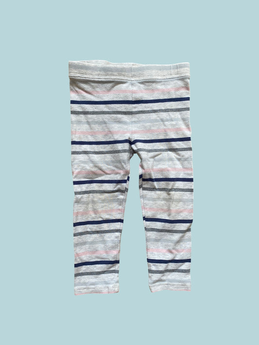 Cotton striped leggings 2Y | Gap