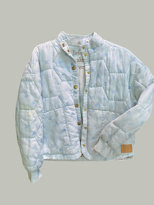 Winnie the Pooh reversible quilted bomber jacket adult XS-S | Disney