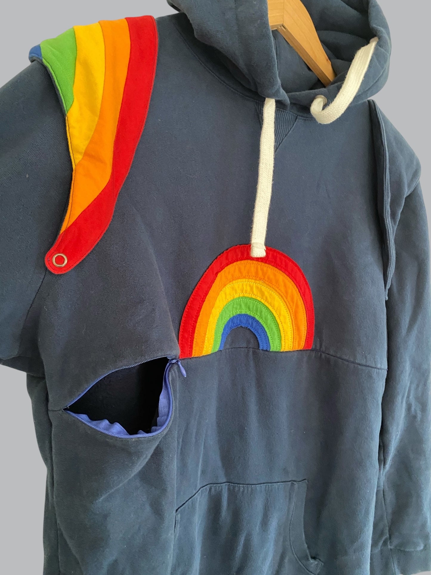 Organic cotton nursing hoodie size L adult | Supersprogs
