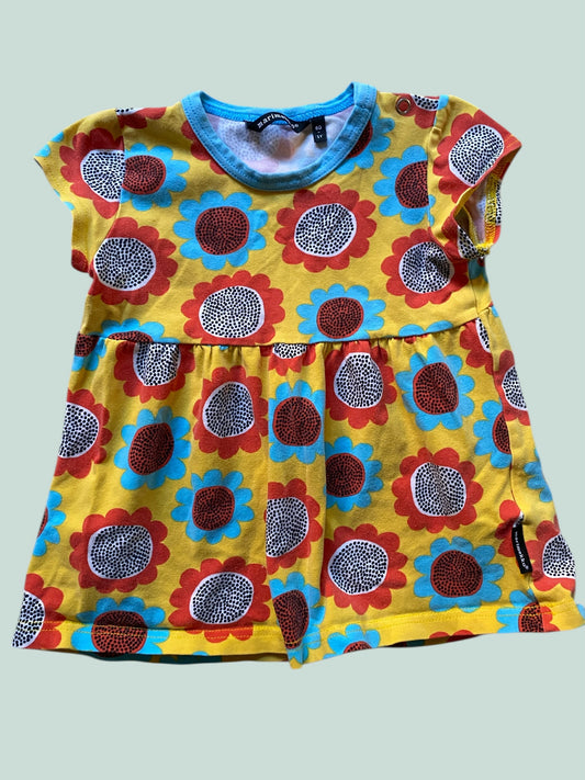 Cotton flower dress 1Y (80)| Marimekko
