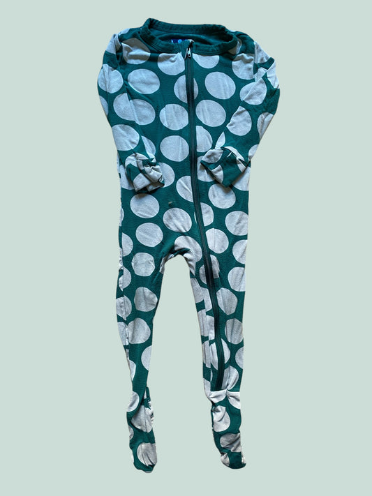 Bamboo zip sleeper 9-12m | KicKee Pants