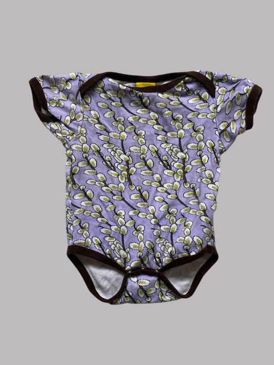 Organic cotton pussy willow onesie 6-12m (80) | Duns Sweden